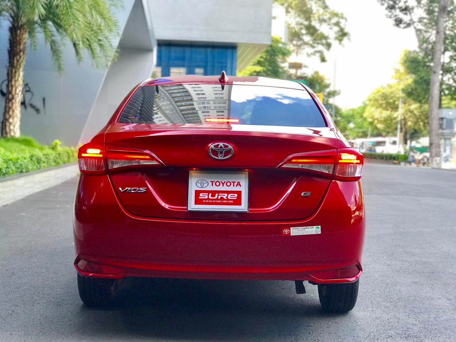 toyota vios đỏ đã qua sử dụng 4